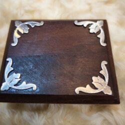 Small wooden silver stand