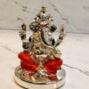 Silver plated Ganesha murthi