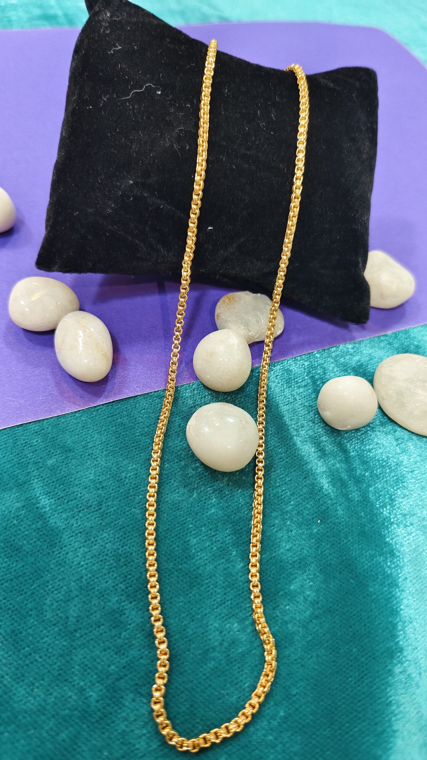 24k Gold mix chain daily use chain