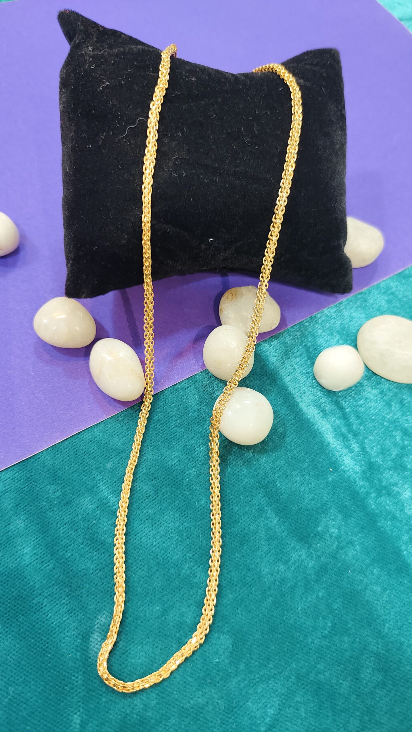 24k Gold mix chain daily use chain