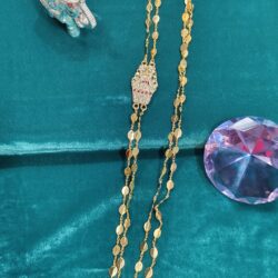 24k Gold mix 2 Rows Mopu chain