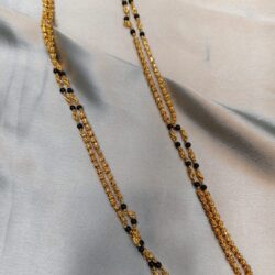 2 Row Chain/black beedChain